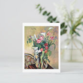 Carte Postale Bouquet Fleurs Crystal Vase Valadon (Debout devant)