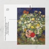 Carte Postale Bouquet Fleurs van Gogh Beaux-arts Vie morte (Devant / Derrière)