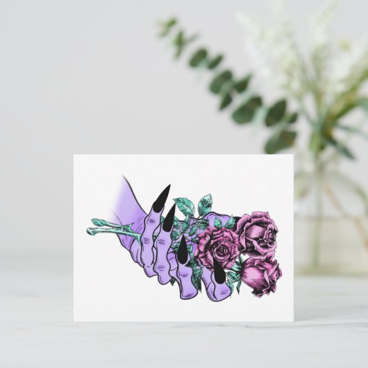 Carte postale Bouquet gothique (Debout devant)