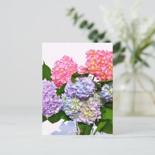 Carte Postale Bouquet Hydrangea (Debout devant)