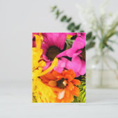 Carte Postale Bouquet mixte (Debout devant)