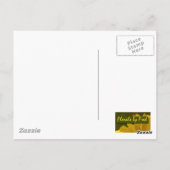 Carte Postale Bouquet Sepia Rose (Dos)