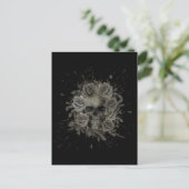 CARTE POSTALE BOUQUET SKULL SPLASH   (Debout devant)