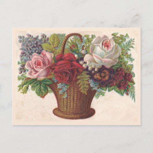 Carte postale bouquet Victoria (Devant)
