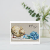 Carte Postale Bouquet vintage de pâques (Debout devant)