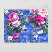 Carte Postale Bouquets avec roses (Dos)