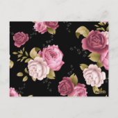 Carte Postale Bouquets de Roses 3 (Dos)