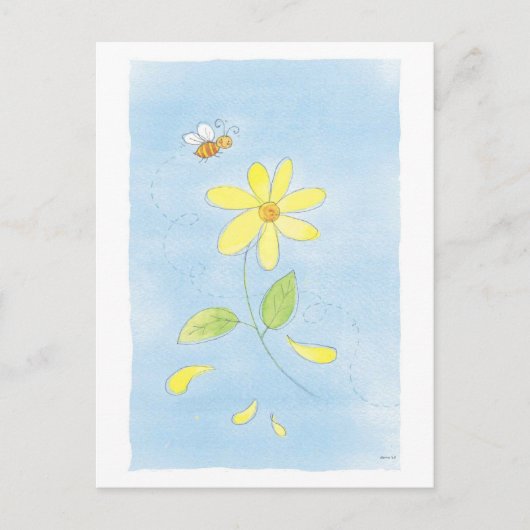 Carte Postale bourdonnement (Devant)