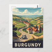 Carte Postale Bourgogne (Devant / Derrière)