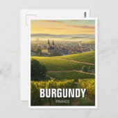 Carte Postale Bourgogne (Devant / Derrière)