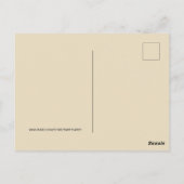 Carte Postale Bourgogne Bloom Boho Floral Fête des mariées Invit (Dos)