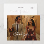 Carte Postale Bourgogne et Rose Merci (Devant / Derrière)