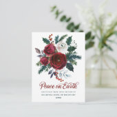 Carte Postale Bourgogne Floral Holly (Debout devant)