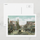Carte Postale Bourke St., Melbourne, Australie Vintage (Devant / Derrière)