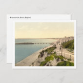 Carte Postale Bournemouth II, Dorset, Angleterre (Devant / Derrière)