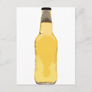 Carte Postale Bouteille de bière