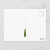 Carte Postale Bouteille de bière verte Have a Hoppy Day (Dos)