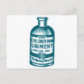 Carte Postale Bouteille de chloroforme (Devant)