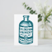 Carte Postale Bouteille de chloroforme (Debout devant)