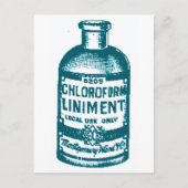 Carte Postale Bouteille de chloroforme (Devant)