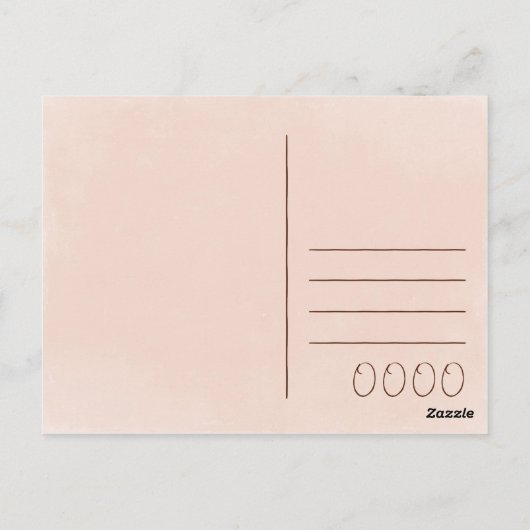 Carte postale Bouteille de parfum (Dos)