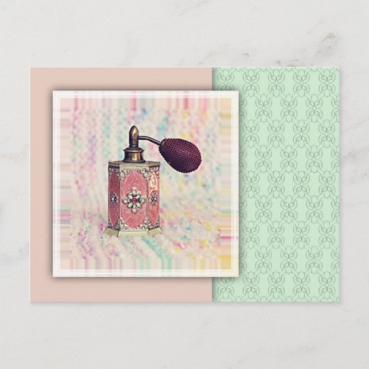 Carte postale Bouteille de parfum (Devant)