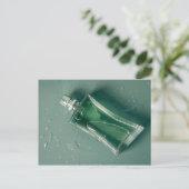 Carte Postale Bouteille de parfum de mode (Debout devant)
