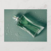 Carte Postale Bouteille de parfum de mode (Devant)