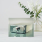 Carte Postale Bouteille de parfum de mode (Debout devant)