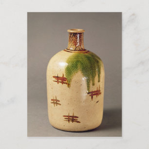 Carte Postale Bouteille de saké, d'Oribe