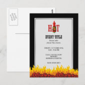 Carte Postale Bouteille de sauce chaude (Devant / Derrière)