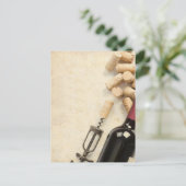 Carte Postale Bouteille de vin (Debout devant)