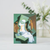 Carte Postale Bouteille et Compotier de Juan Gris, Cubisme Vinta (Debout devant)