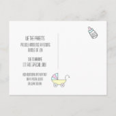 Carte postale Bouteille pour bébé (Dos)