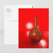 Carte Postale bouteille rouge (Devant / Derrière)