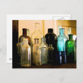 Carte Postale Bouteilles anciennes (Devant / Derrière)
