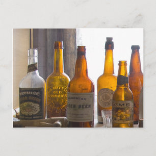 Carte Postale Bouteilles d'antiquités