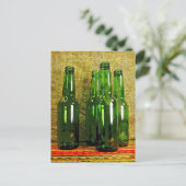 Carte Postale Bouteilles de bière (Debout devant)