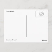 Carte Postale Bouteilles de bière (Dos)