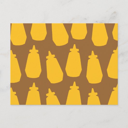Carte Postale Bouteilles de moutarde (Devant)