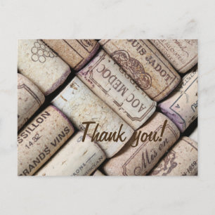 Carte Postale Bouteilles de vin rouge