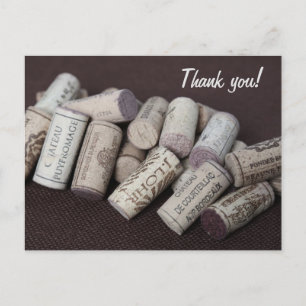 Carte Postale Bouteilles de vin rouge