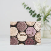 Carte Postale Bouteilles de vin rouge (Debout devant)