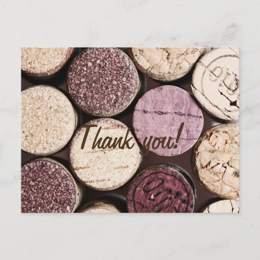 Carte Postale Bouteilles de vin rouge (Devant)