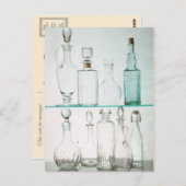 Carte Postale Bouteilles et décanteurs (Devant / Derrière)