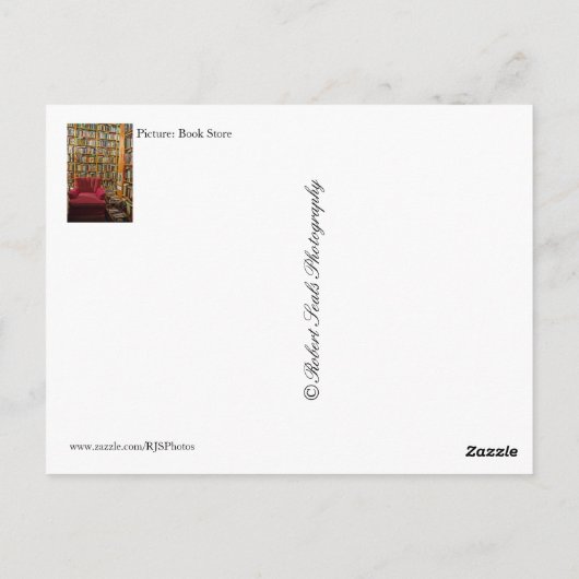 Carte Postale Boutique (Dos)