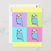 Carte Postale Boutique Budgies (Devant / Derrière)