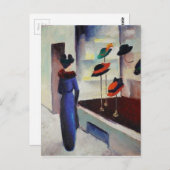Carte Postale Boutique casquette - August Macke (Devant / Derrière)