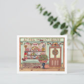 Carte Postale Boutique d'antiquités de Thanksgiving Aquarelle (Debout devant)
