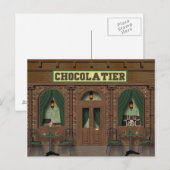Carte postale Boutique de chocolat (Devant / Derrière)